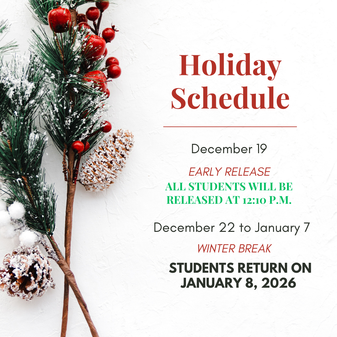 Holiday Schedule